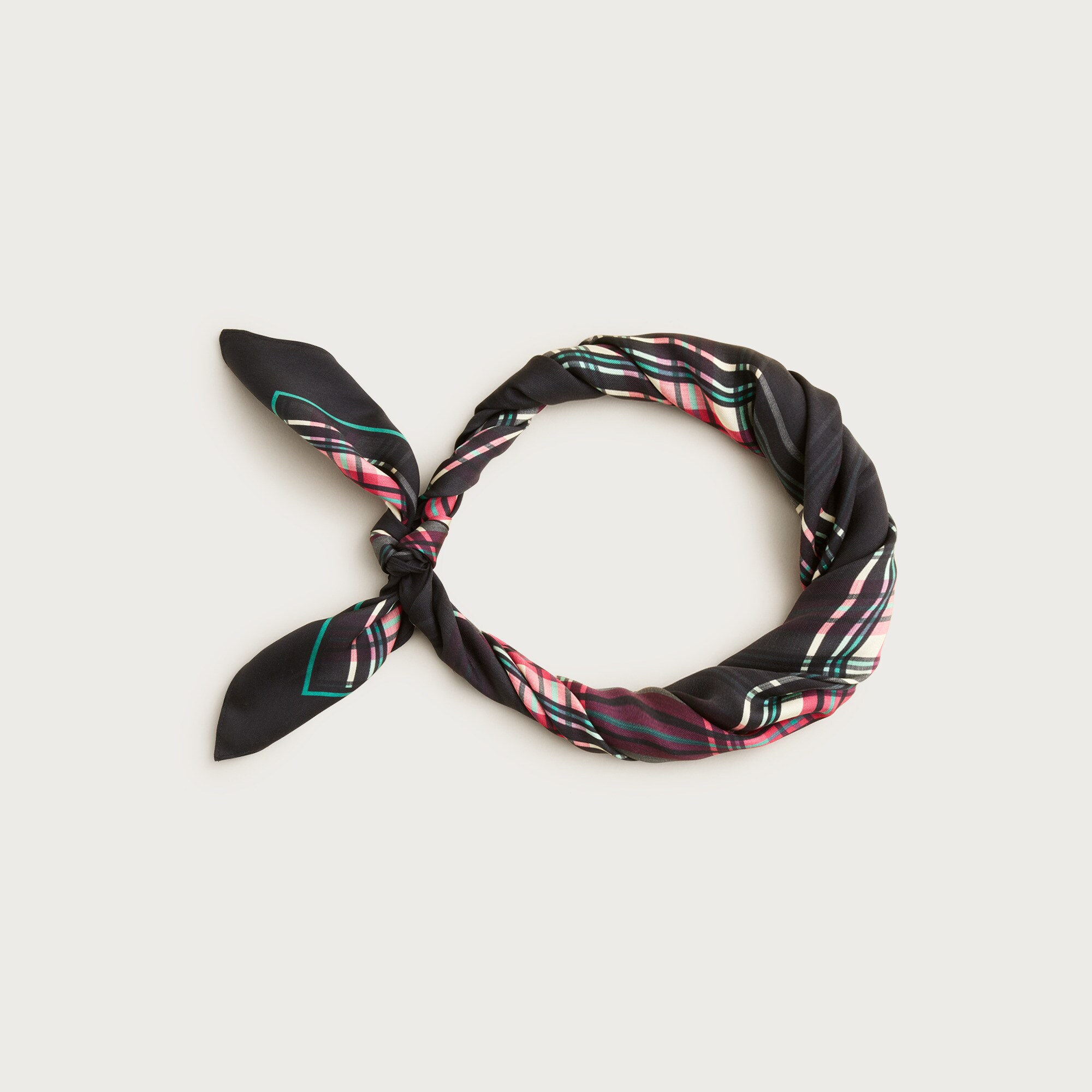 Oversized silk bandana