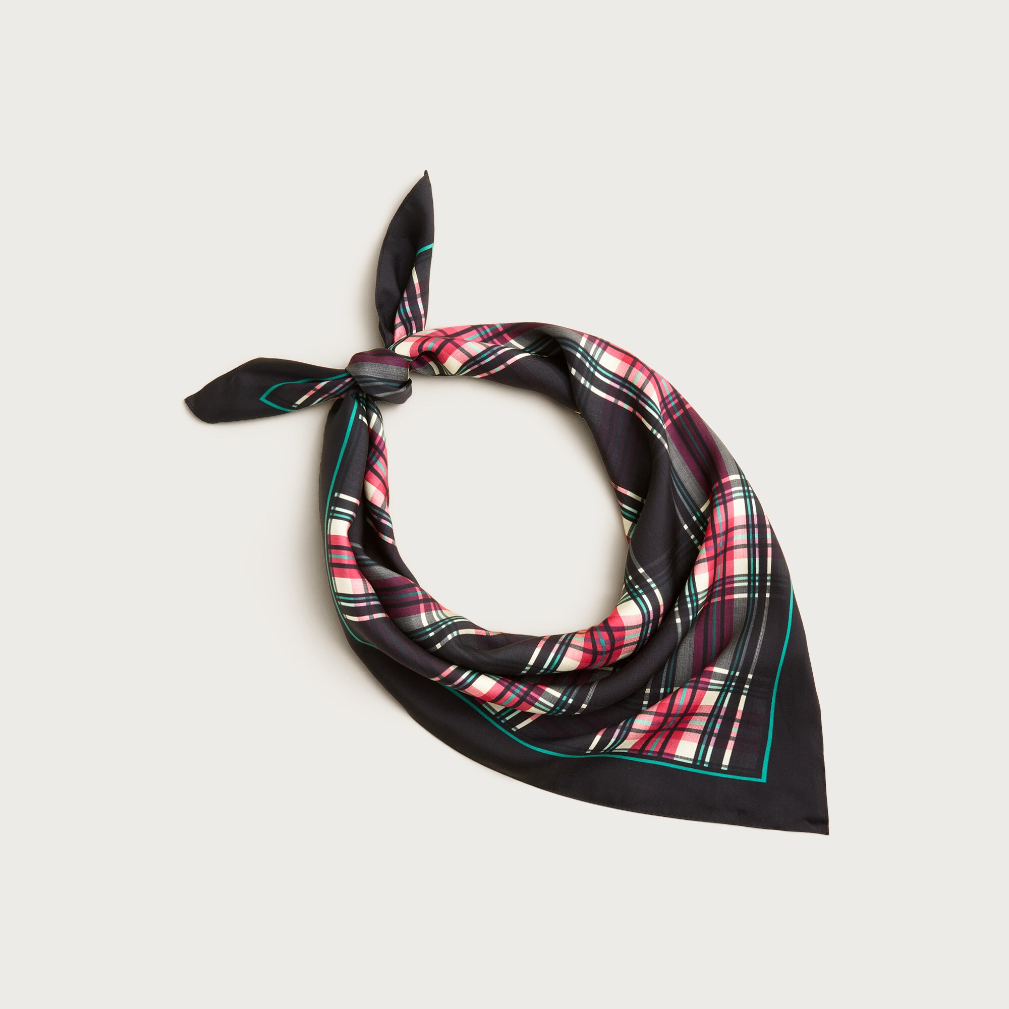 Oversized silk bandana