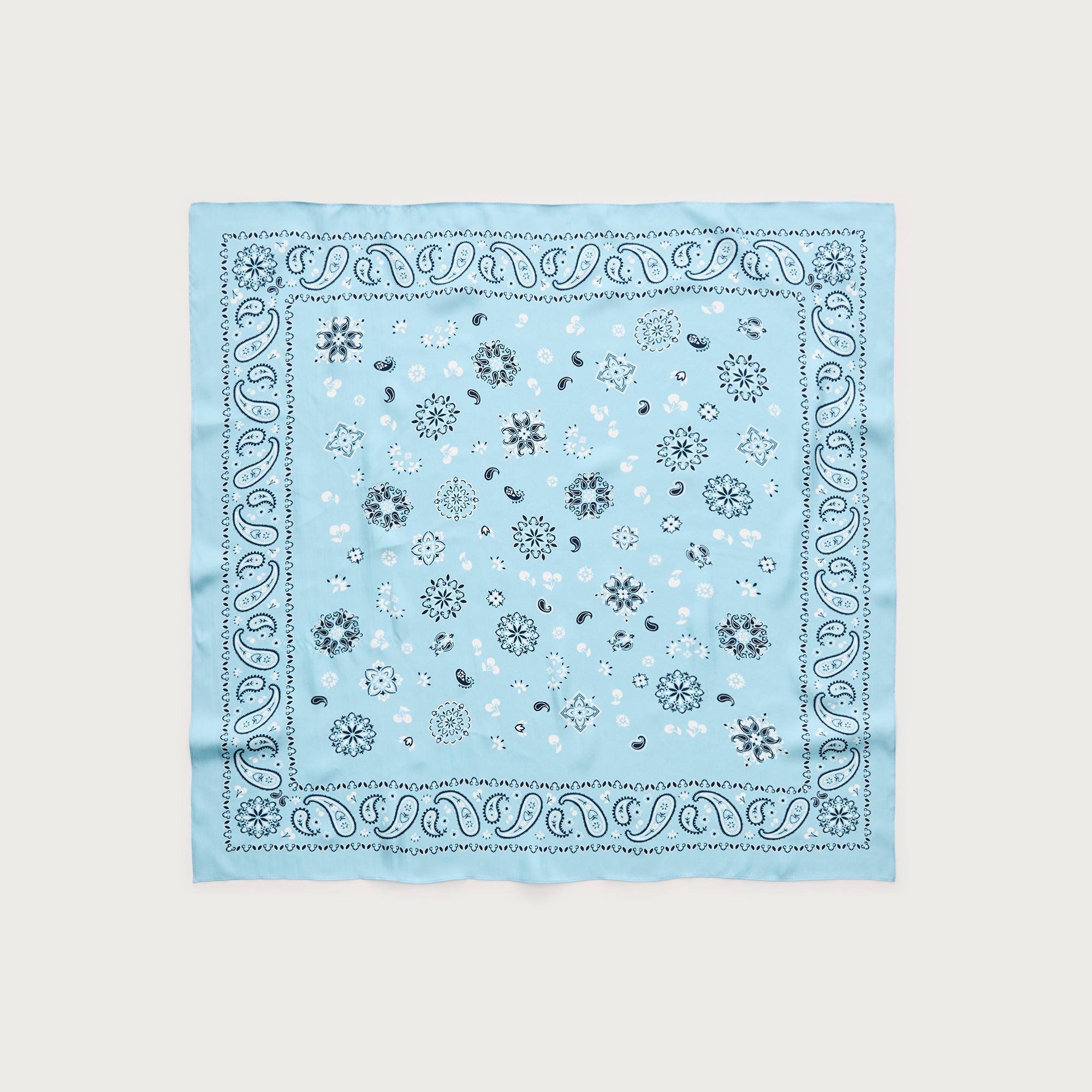 Oversized silk bandana