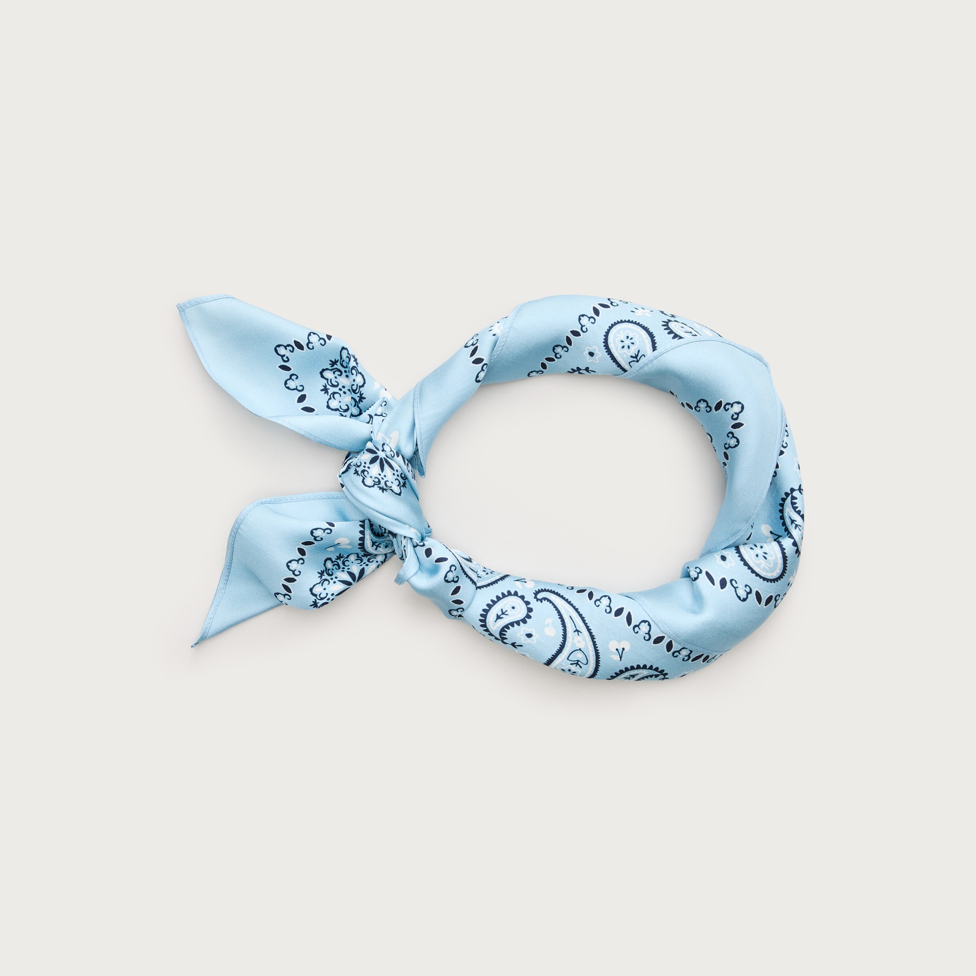 Oversized silk bandana - image 3