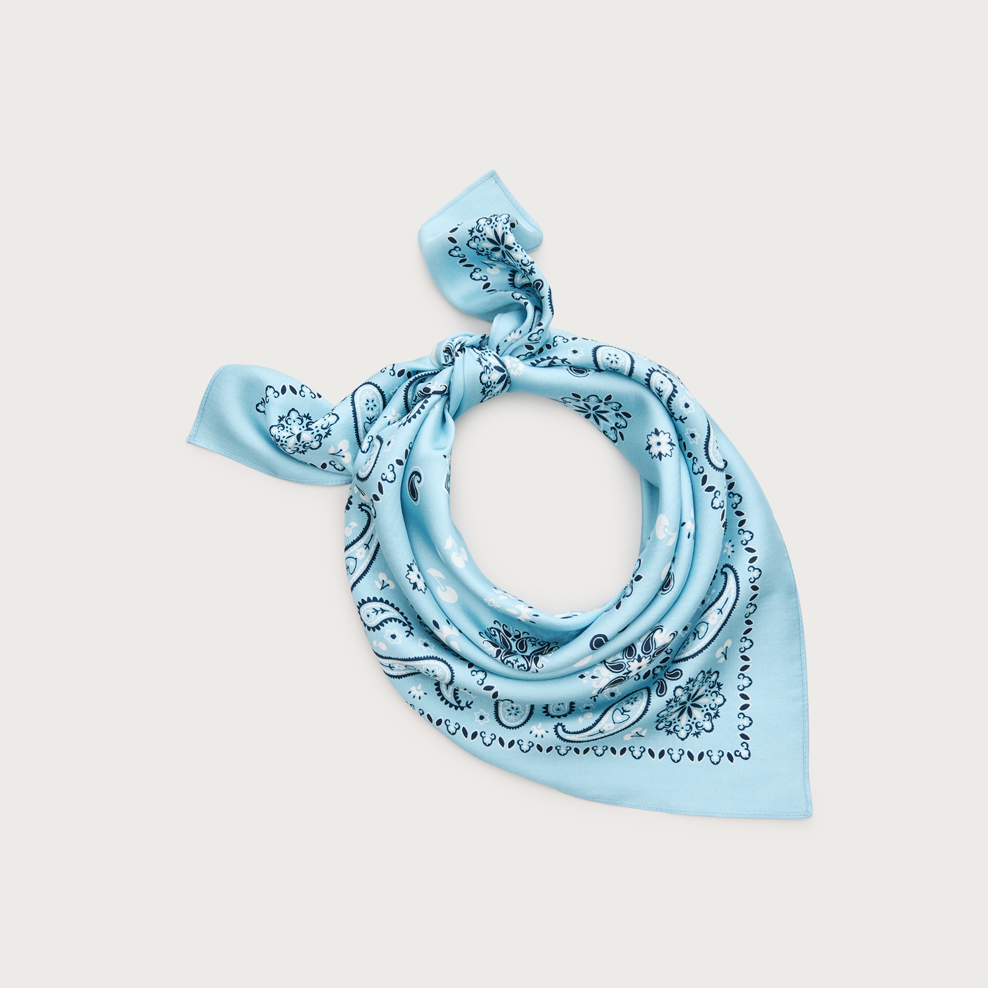 Oversized silk bandana - image 4