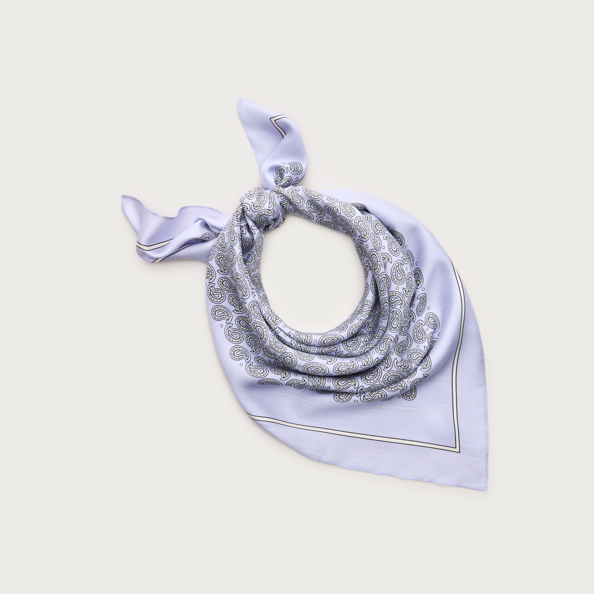 Oversized silk bandana