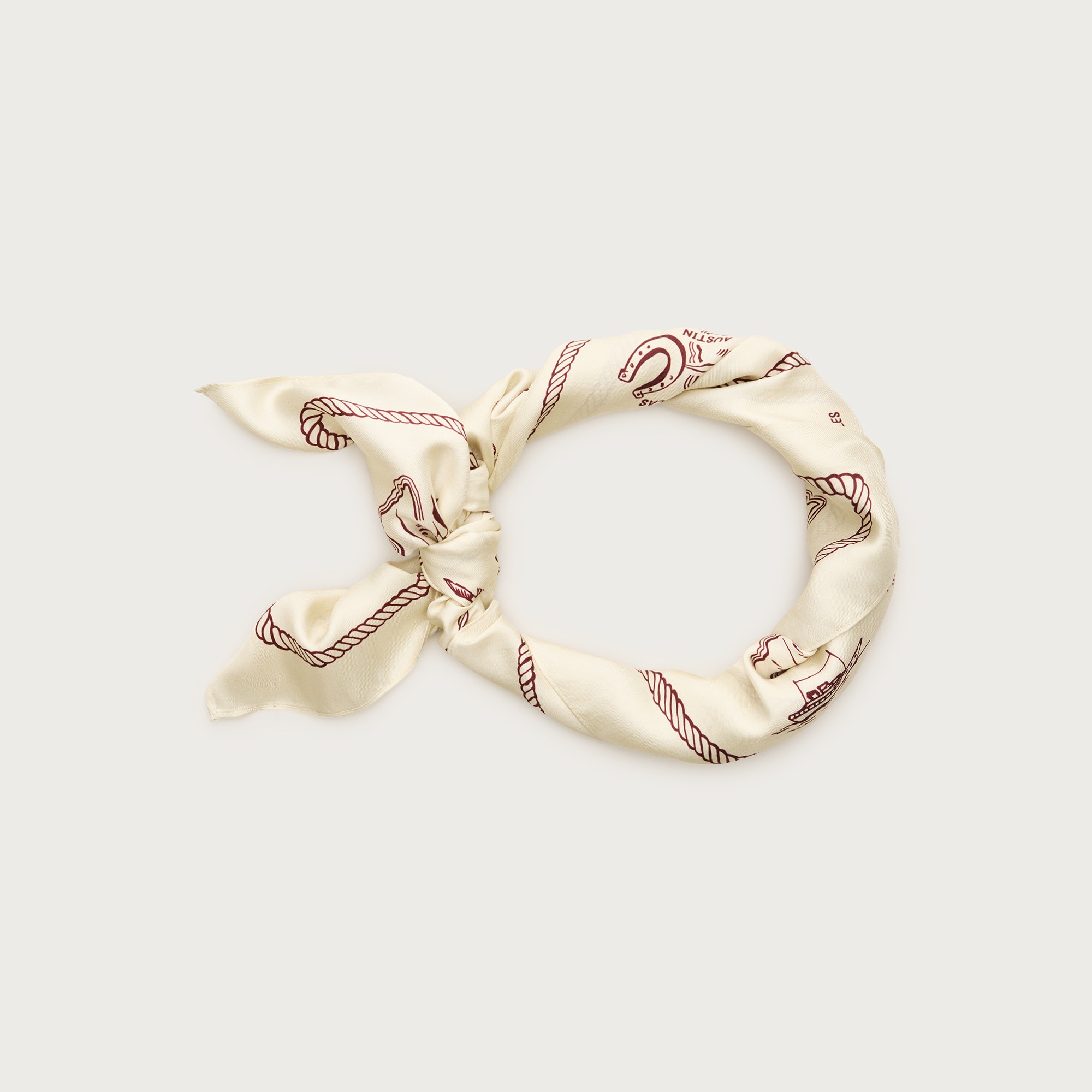 Oversized silk bandana - image 2