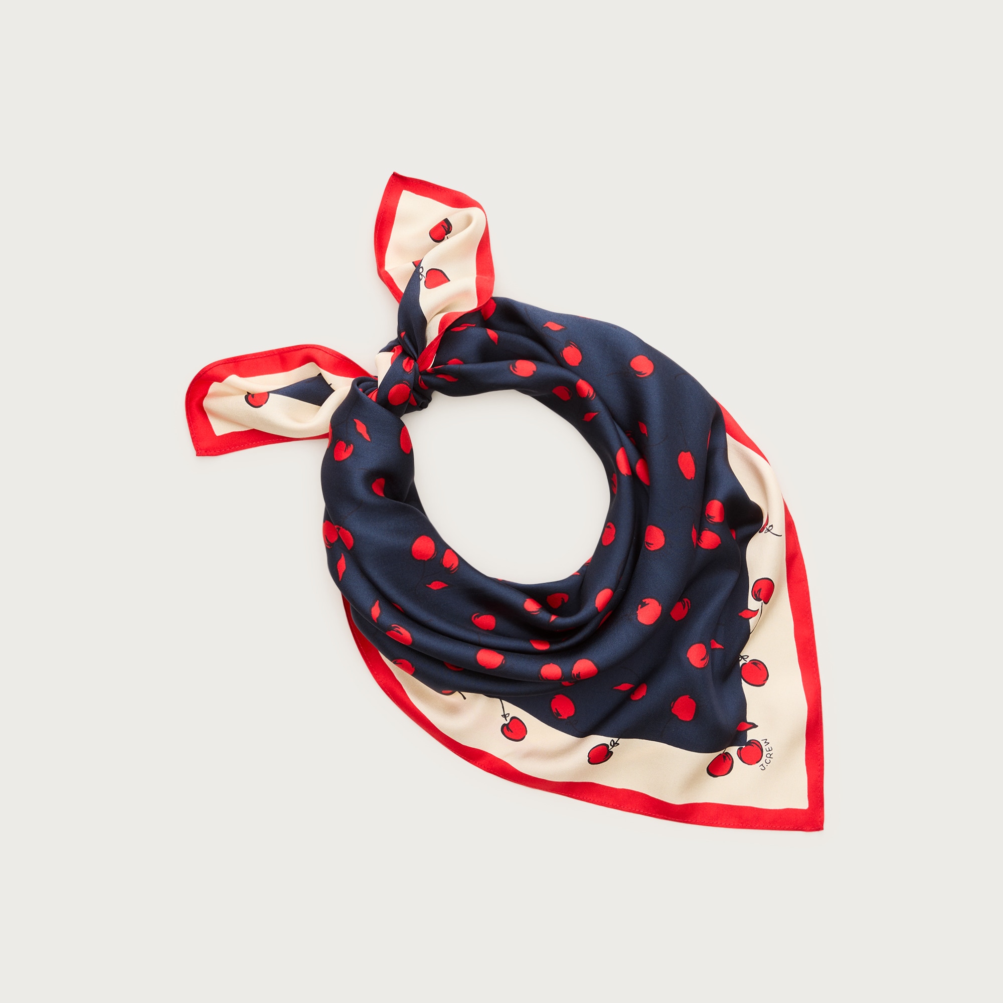 Oversized silk bandana