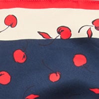 Oversized silk bandana NAVY CRIMSON CINCERS