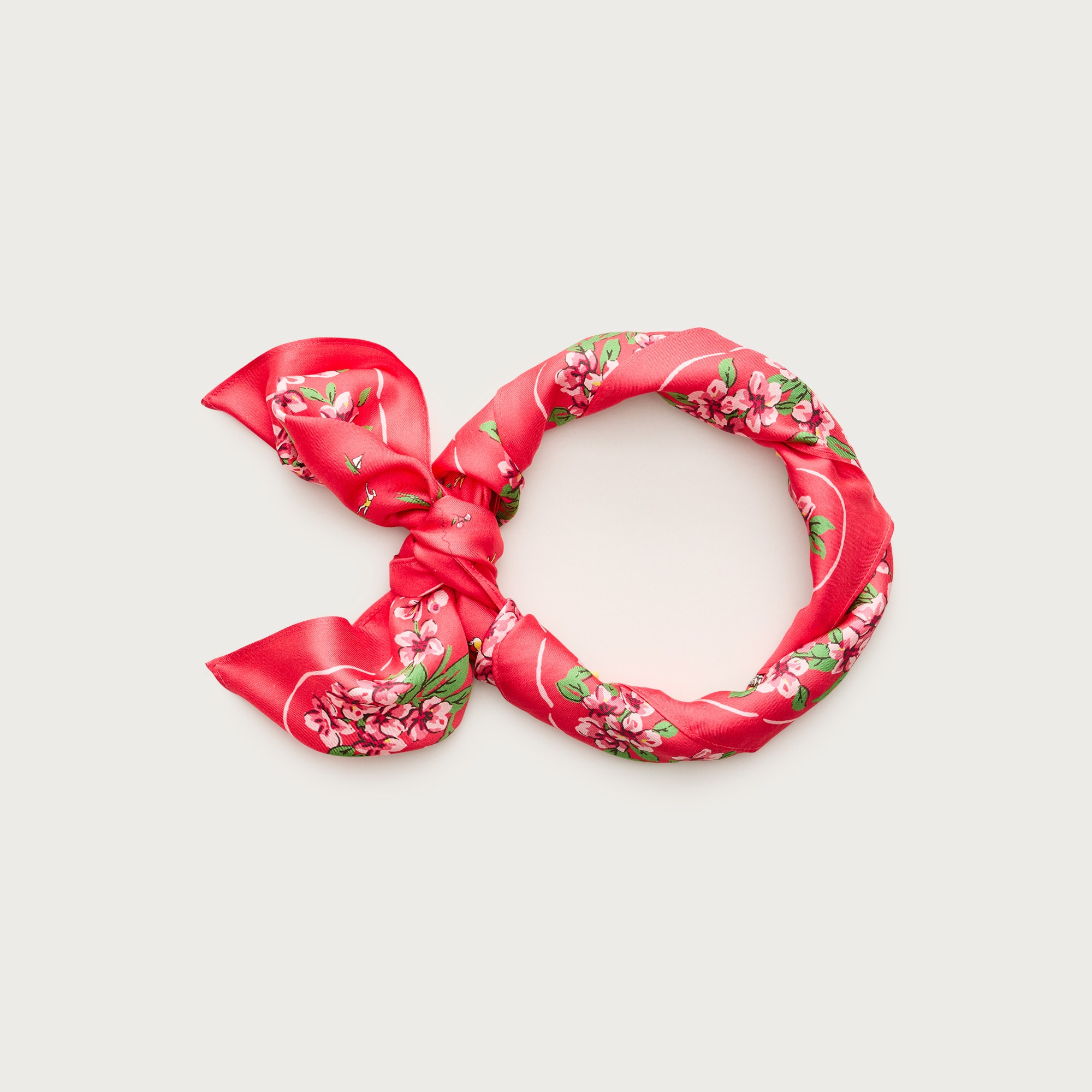 Oversized silk bandana