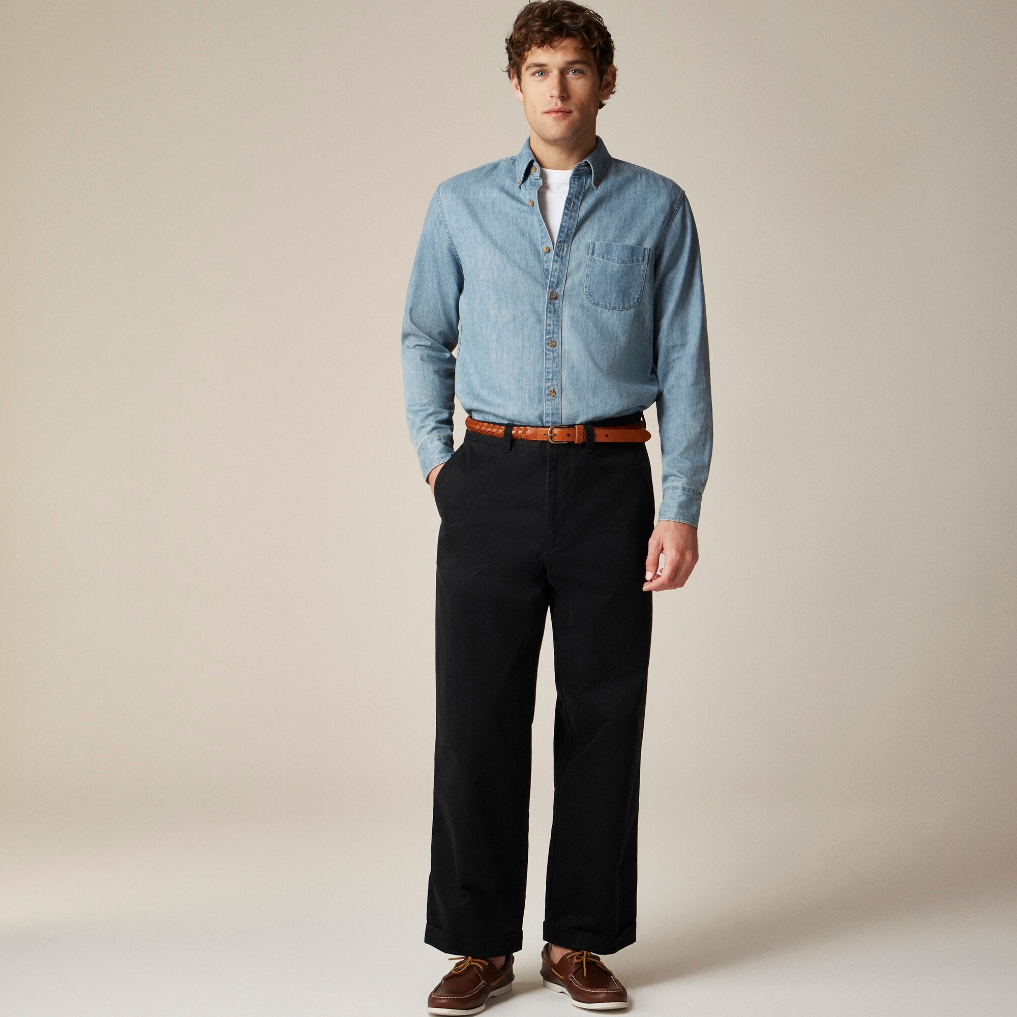 Giant-fit chino pant