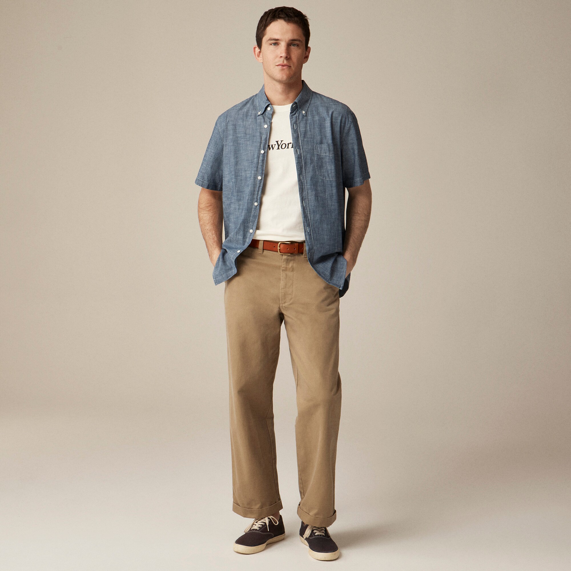 Giant-fit chino pant
