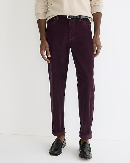 j.crew: classic straight-fit pant in stretch corduroy for men