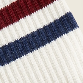 RED AND NAVY STRIPE