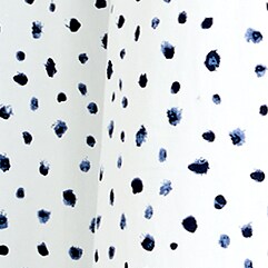 Smocked-waist skirt in dot WHITE DARK BLUE j.crew: smocked-waist skirt in dot for women