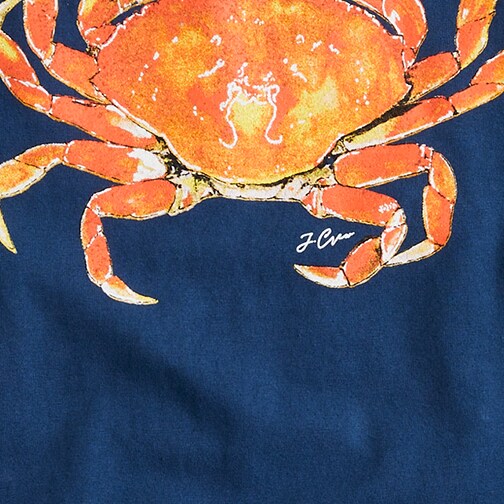 Made-in-the-USA watercolor crab graphic T-shirt WATERCOLOR CRAB j.crew: made-in-the-usa watercolor crab graphic t-shirt for men