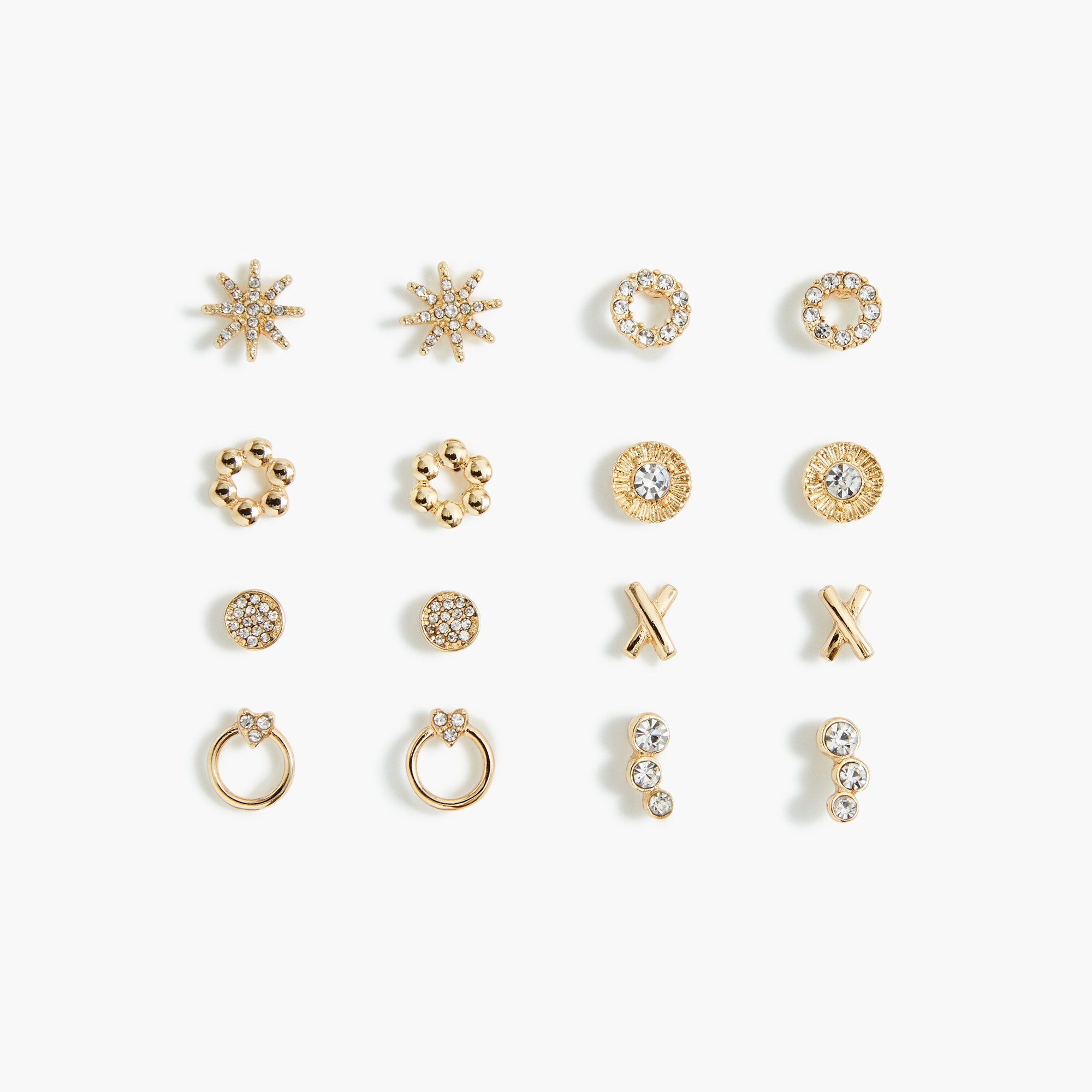 Stud earrings set
