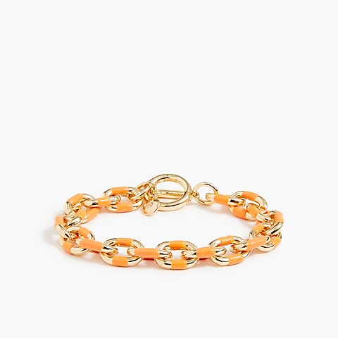 womens Enamel link bracelet