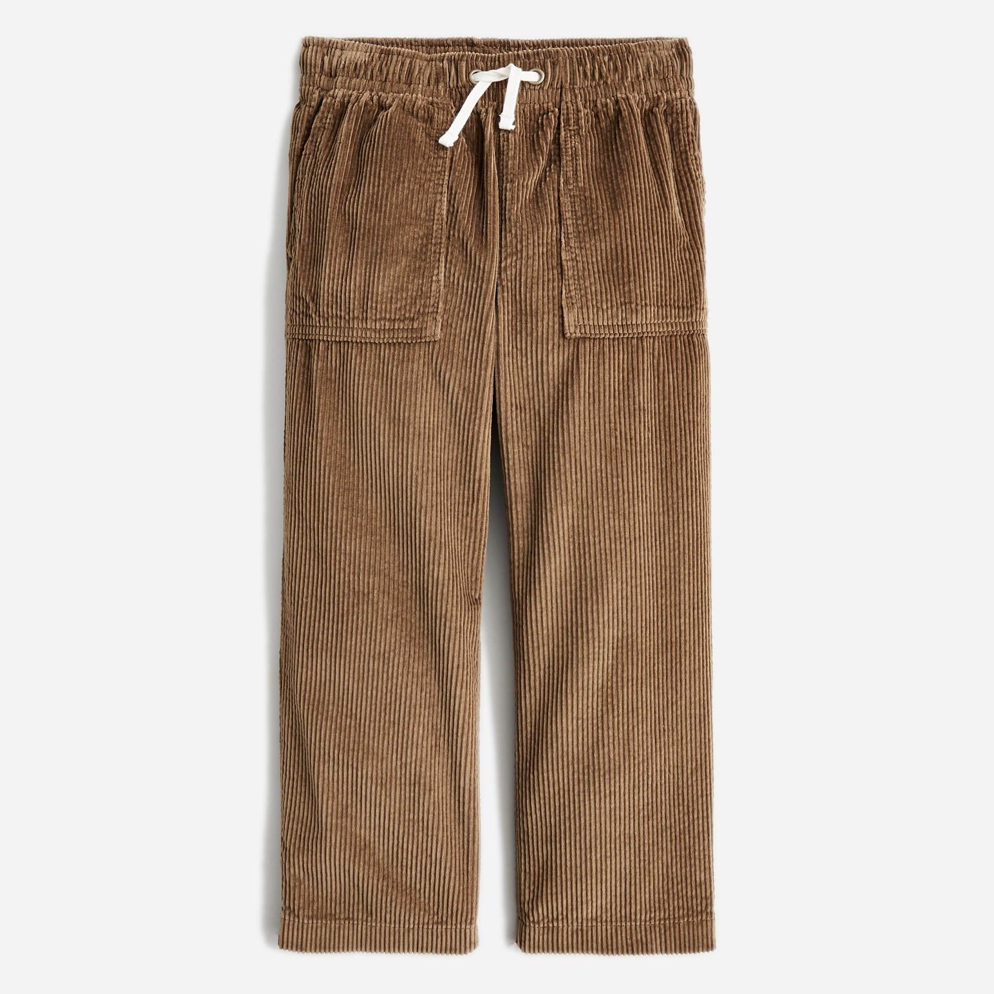 Boys Pull On Corduroy Woven Roll Cuff Pants - Very Merry
