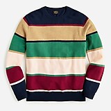 Cashmere crewneck sweater in stripe