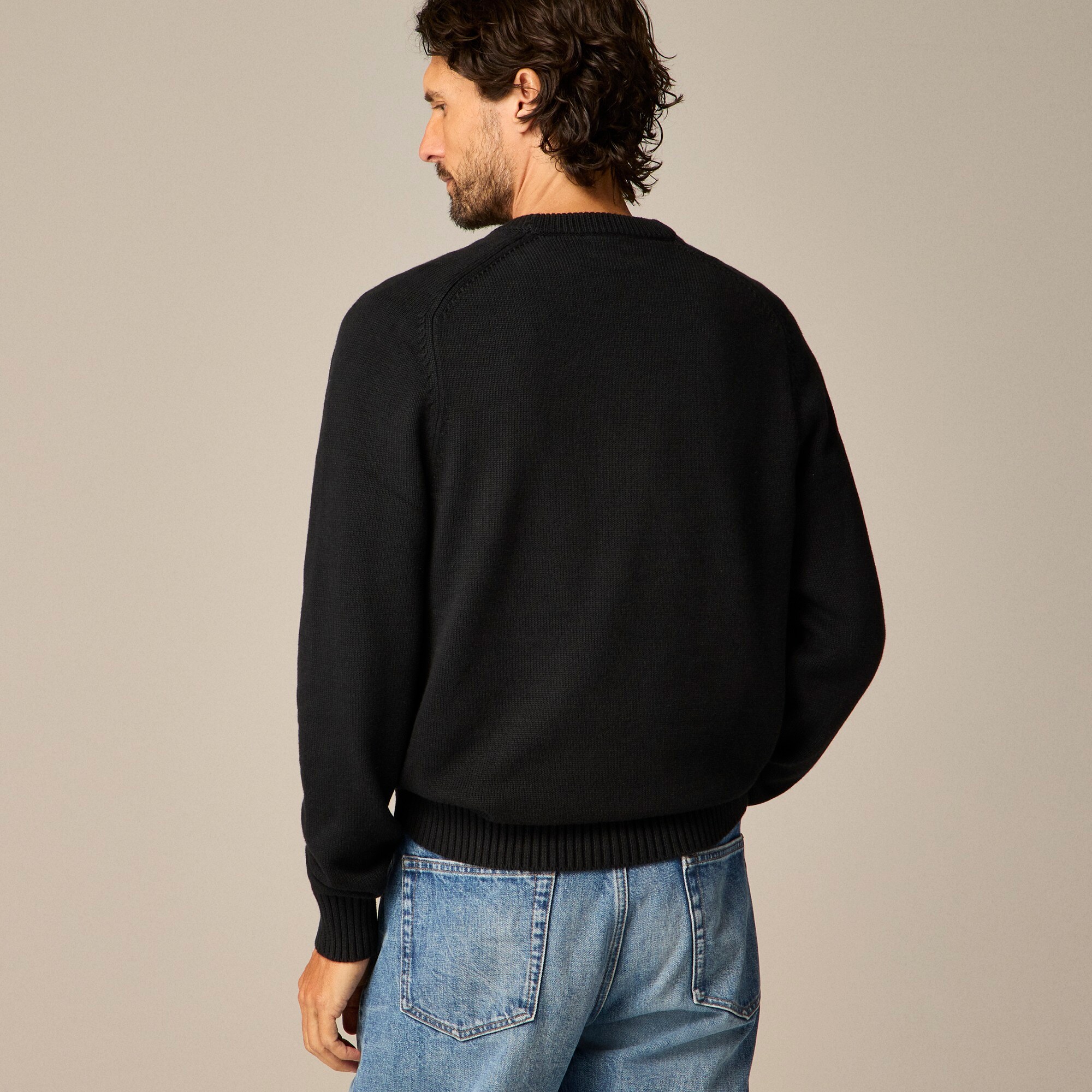 Heritage cotton crewneck sweater