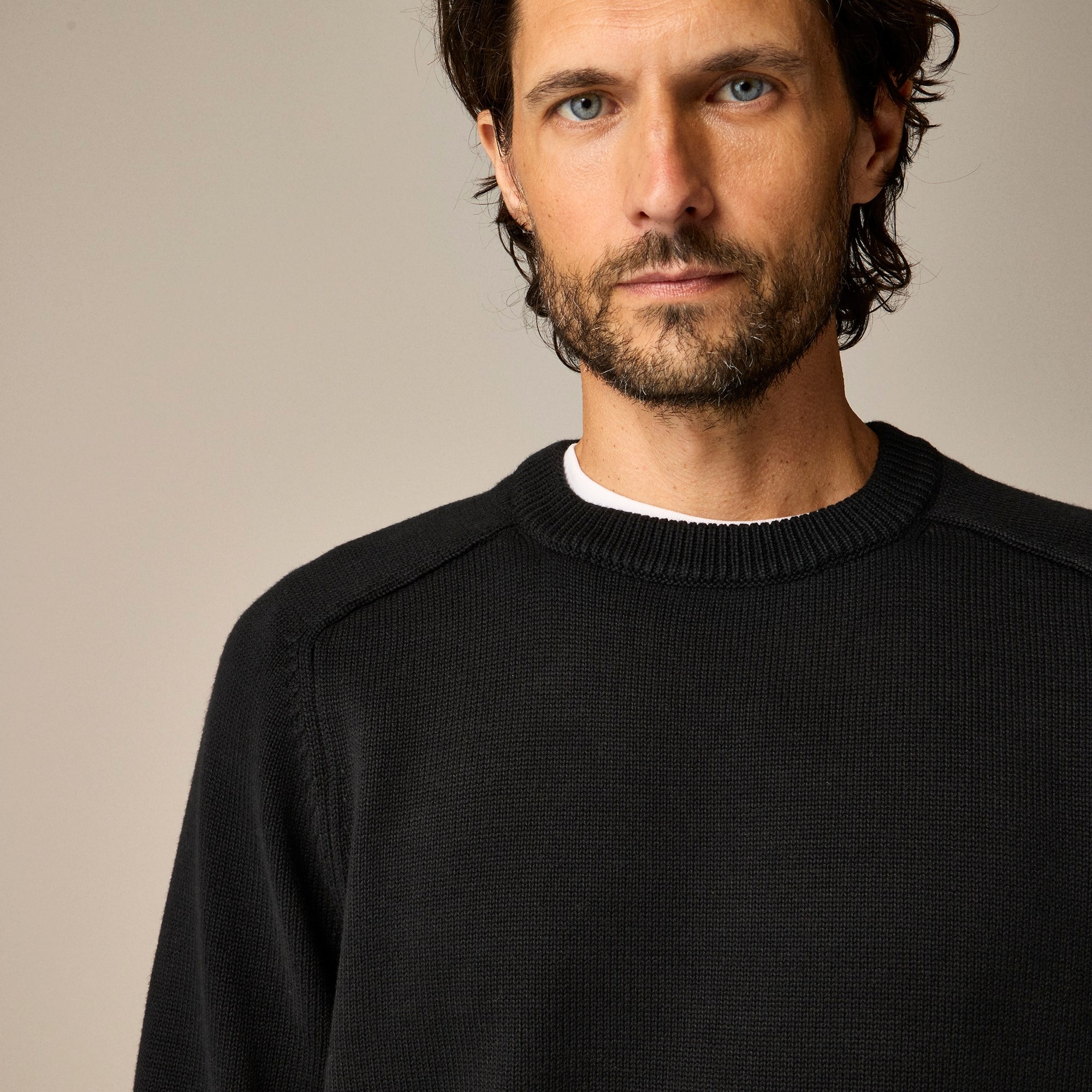 Heritage cotton crewneck sweater
