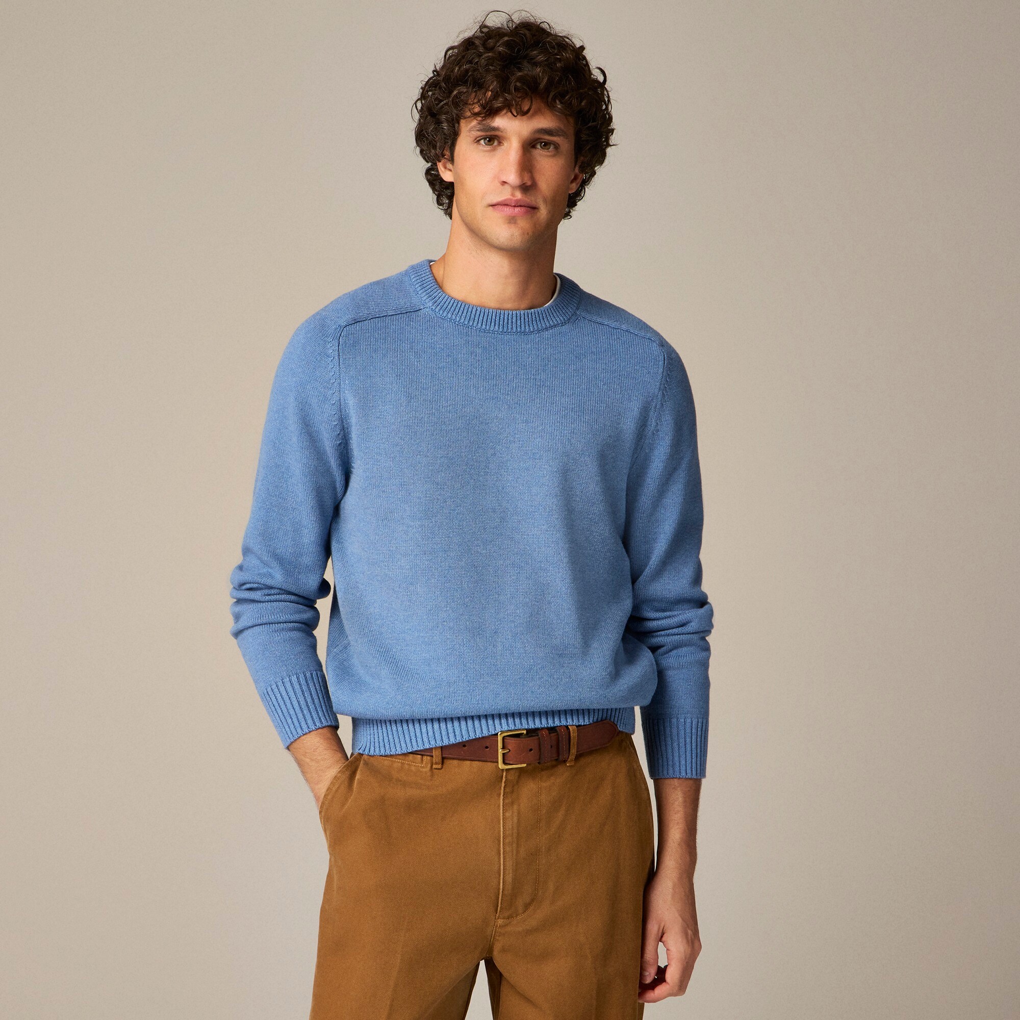  Heritage cotton crewneck sweater