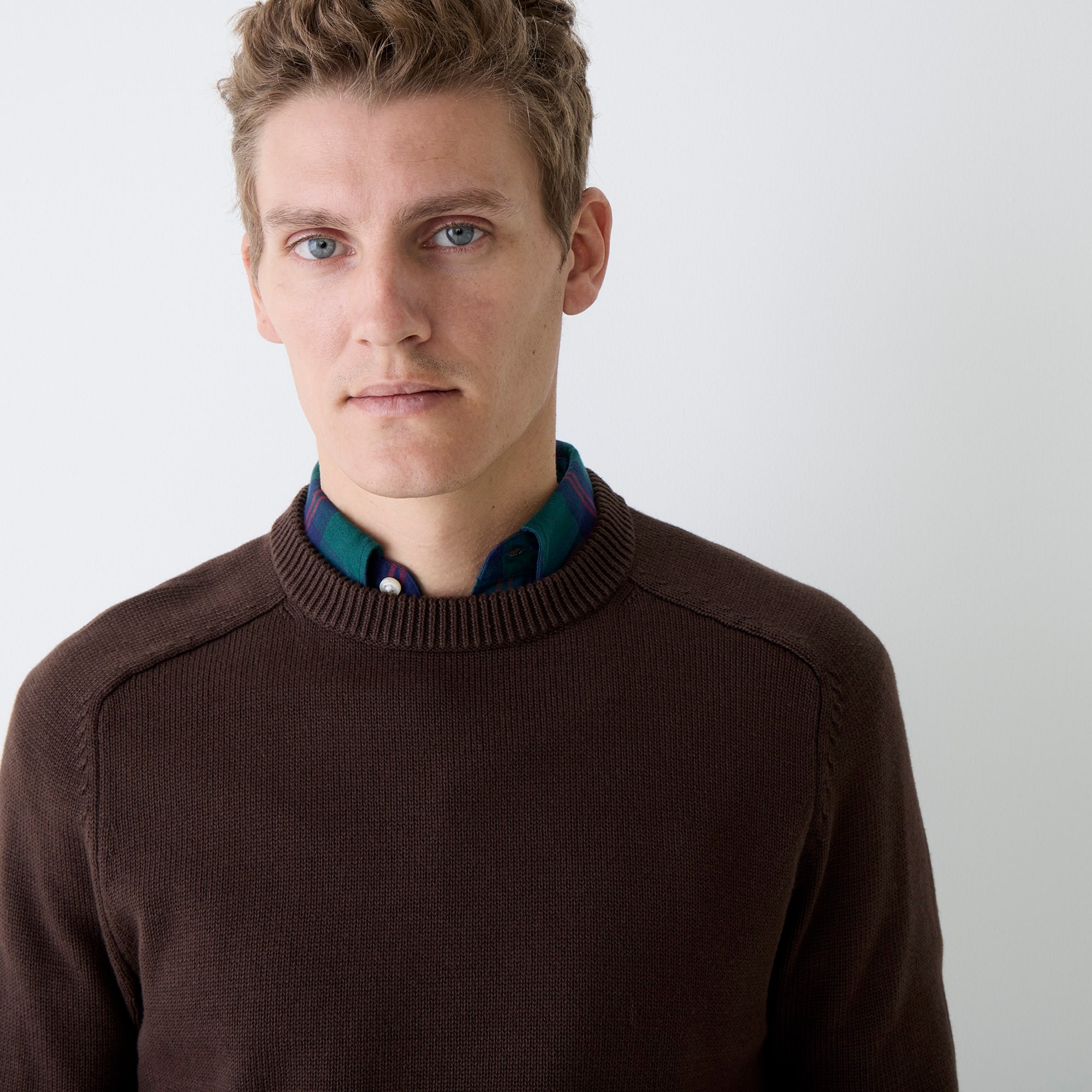  Heritage cotton crewneck sweater