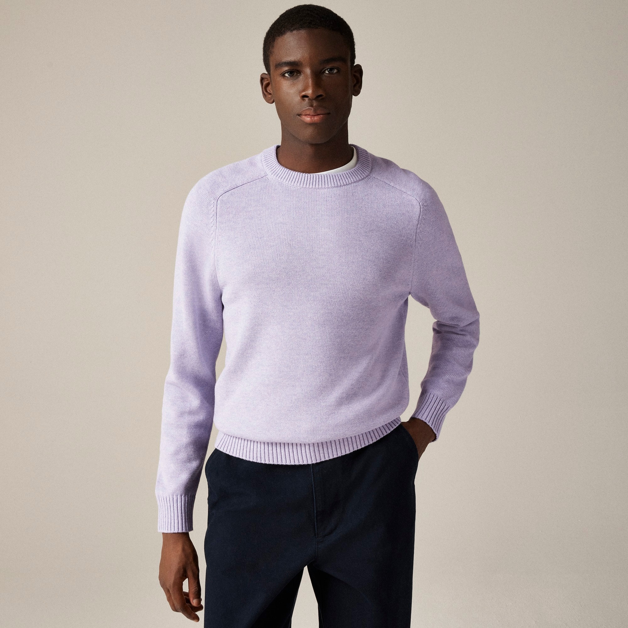 Heritage cotton crewneck sweater