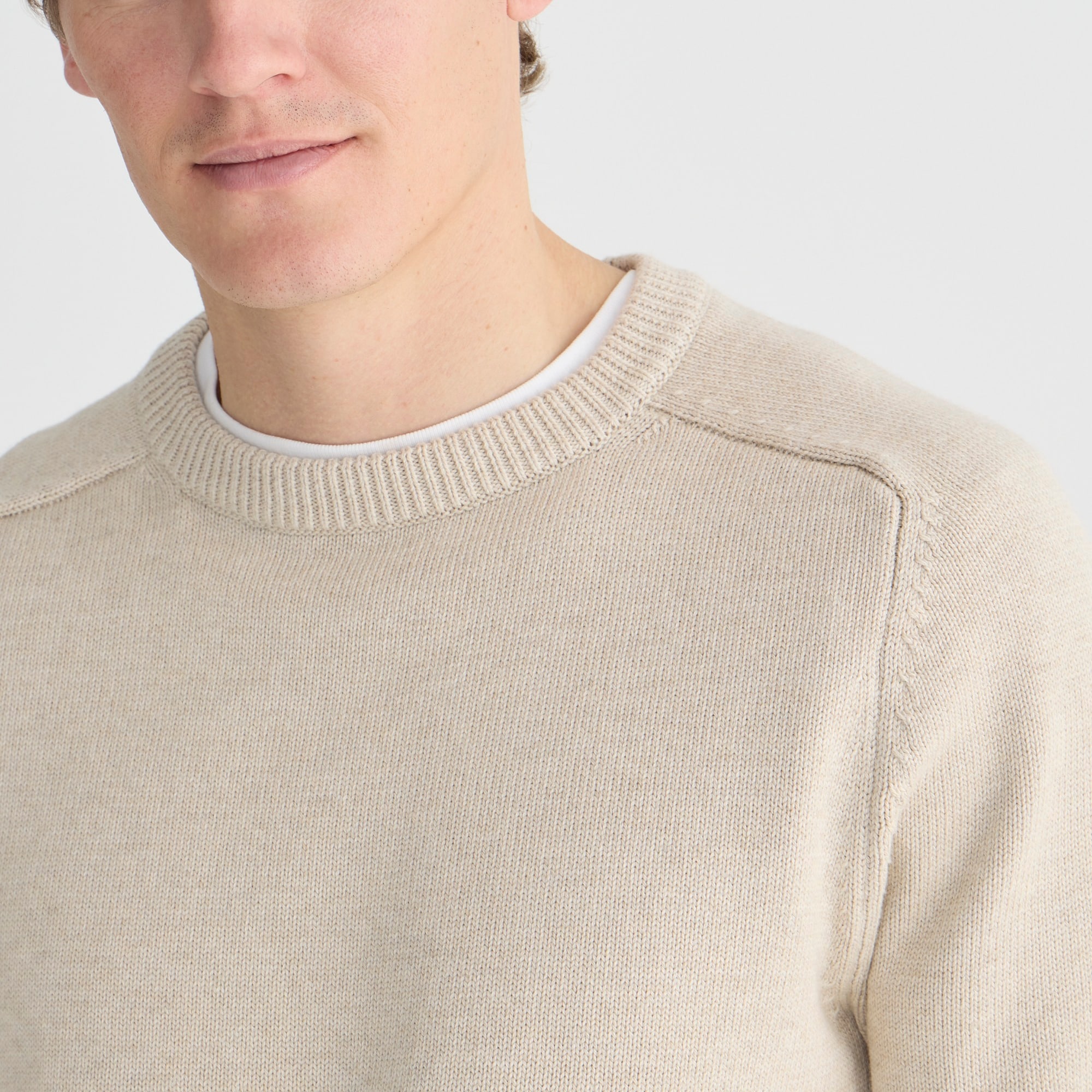 Heritage cotton crewneck sweater