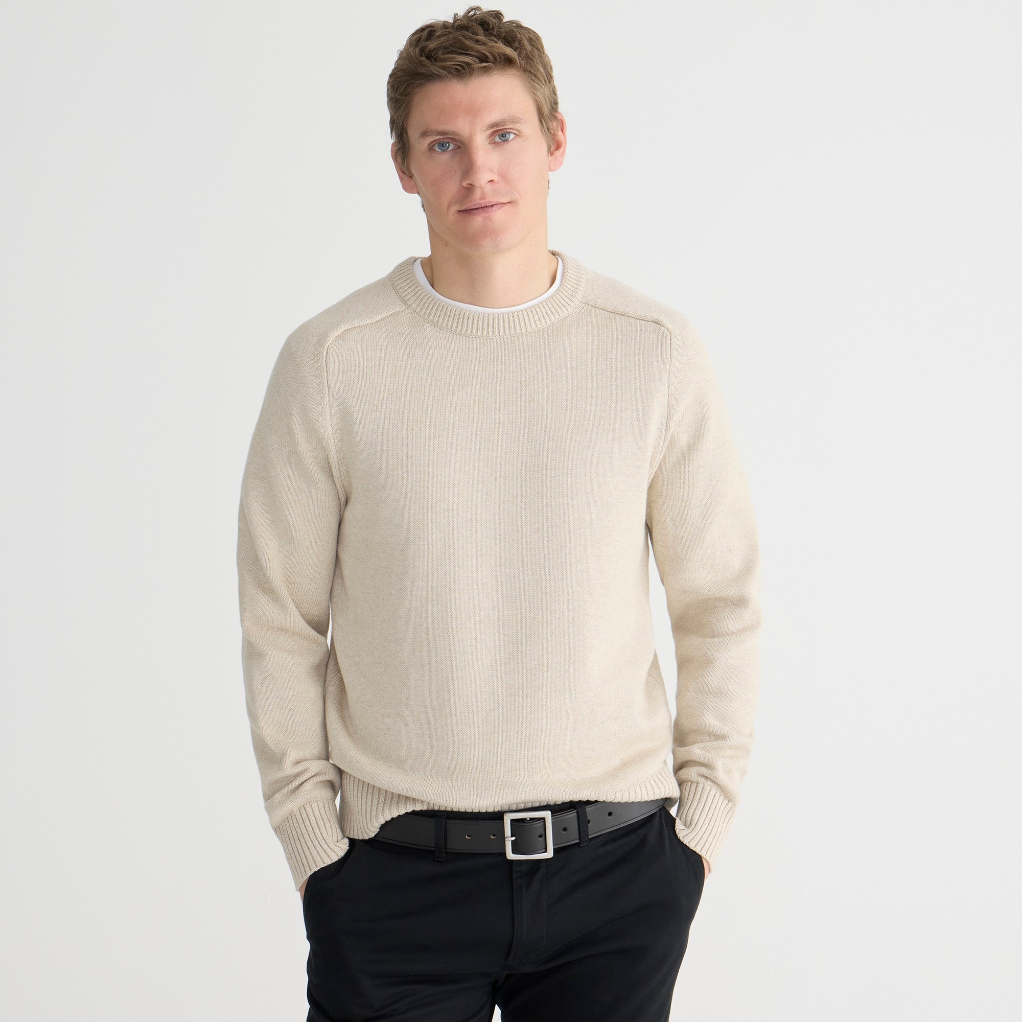 Heritage cotton crewneck sweater