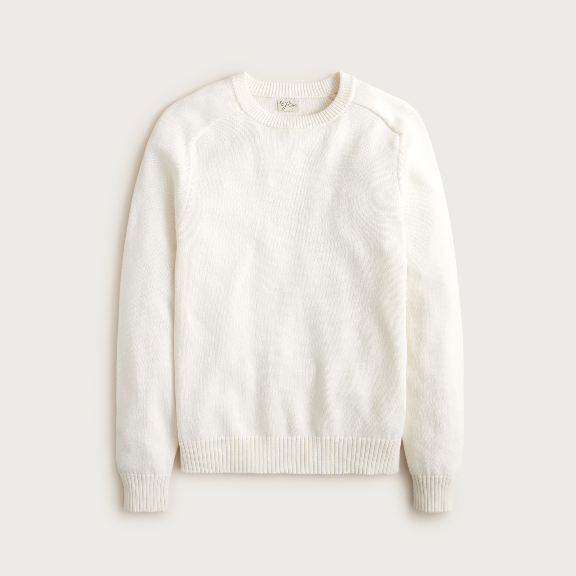 カレドアーCOTTON CREW NECKKNIT BY MACALASTAIR Heritage Cotton Crewneck Sweater For Men | J.Crew