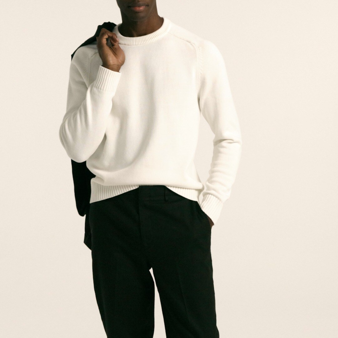 Heritage cotton crewneck sweater