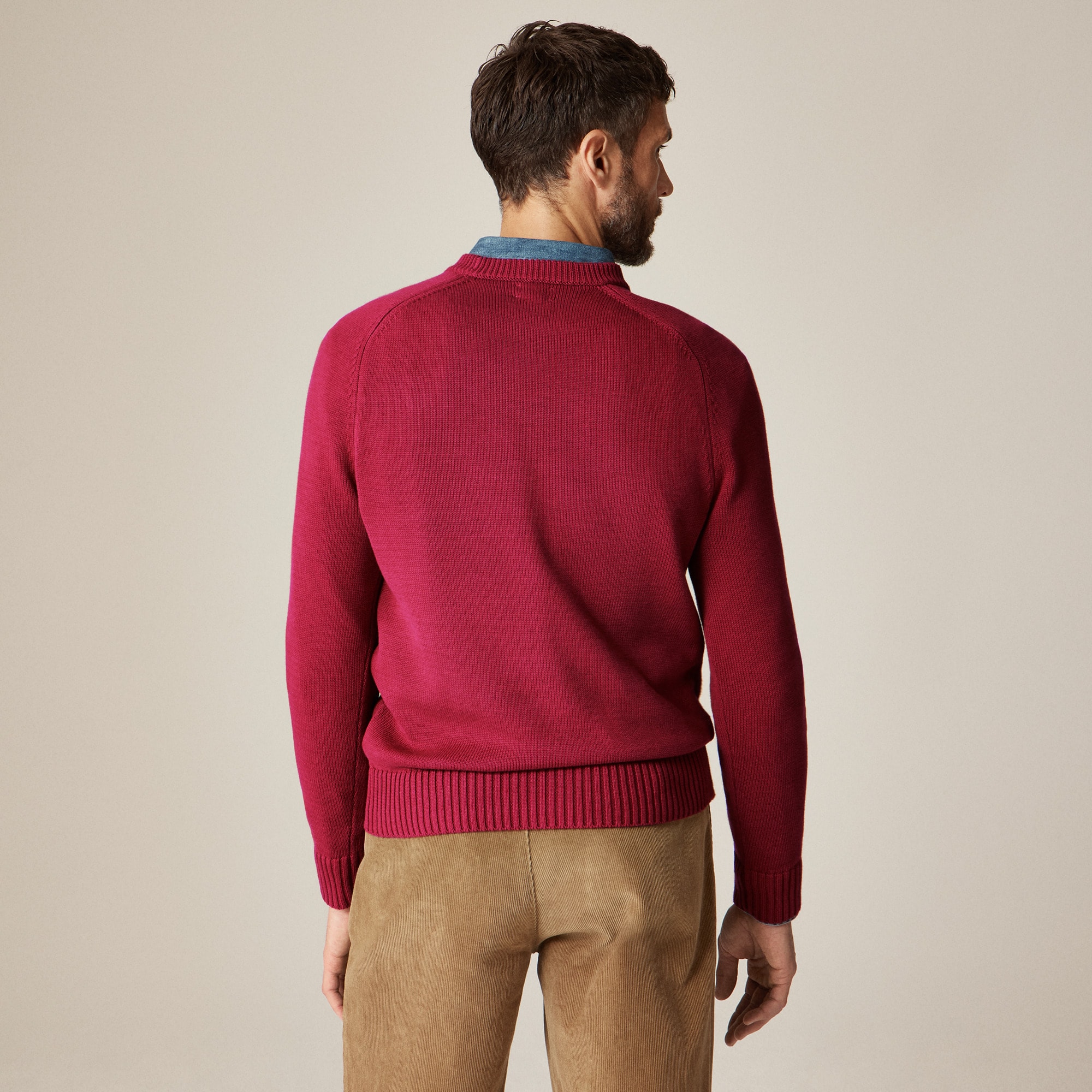Heritage cotton crewneck sweater