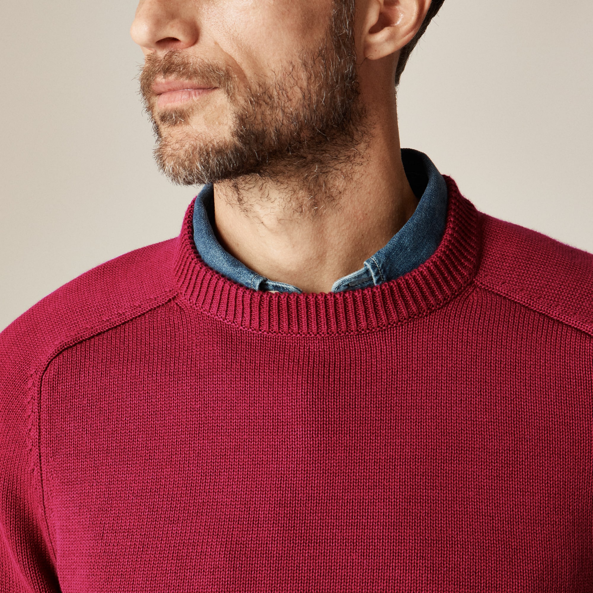 Heritage cotton crewneck sweater