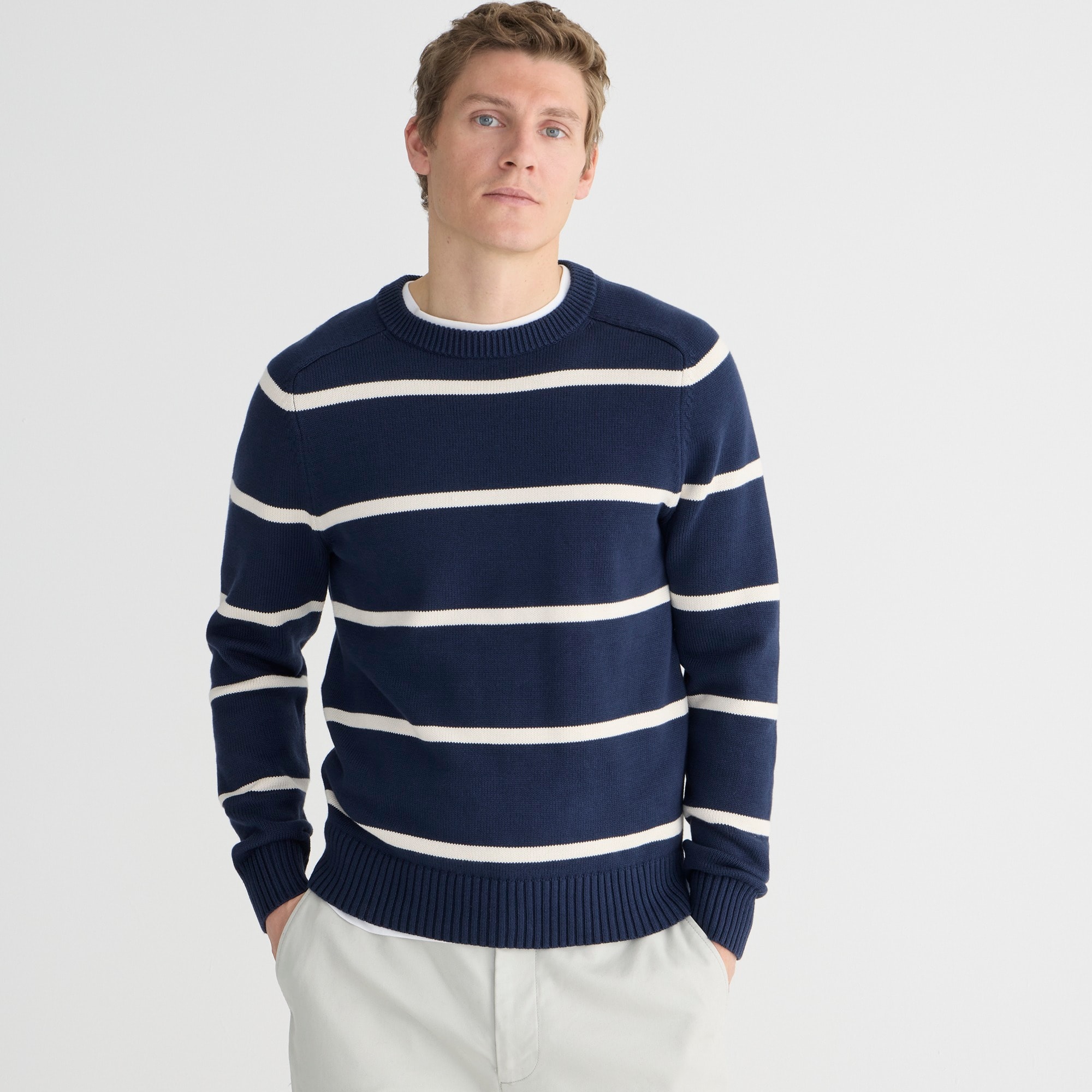 J.Crew Heritage Cotton Crewneck Sweater For Men