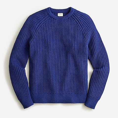 Heritage cotton shaker-stitch crewneck sweater