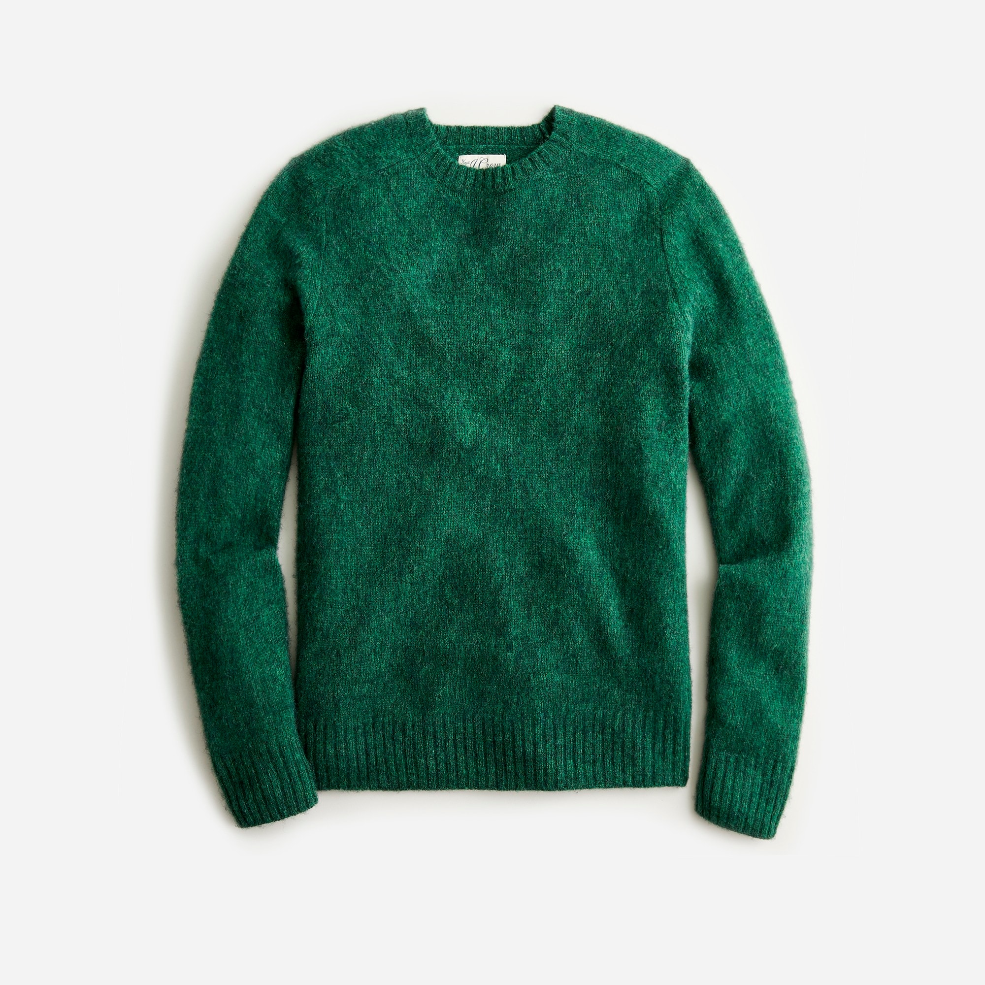 J.Crew: Brushed Wool Crewneck Sweater For Men