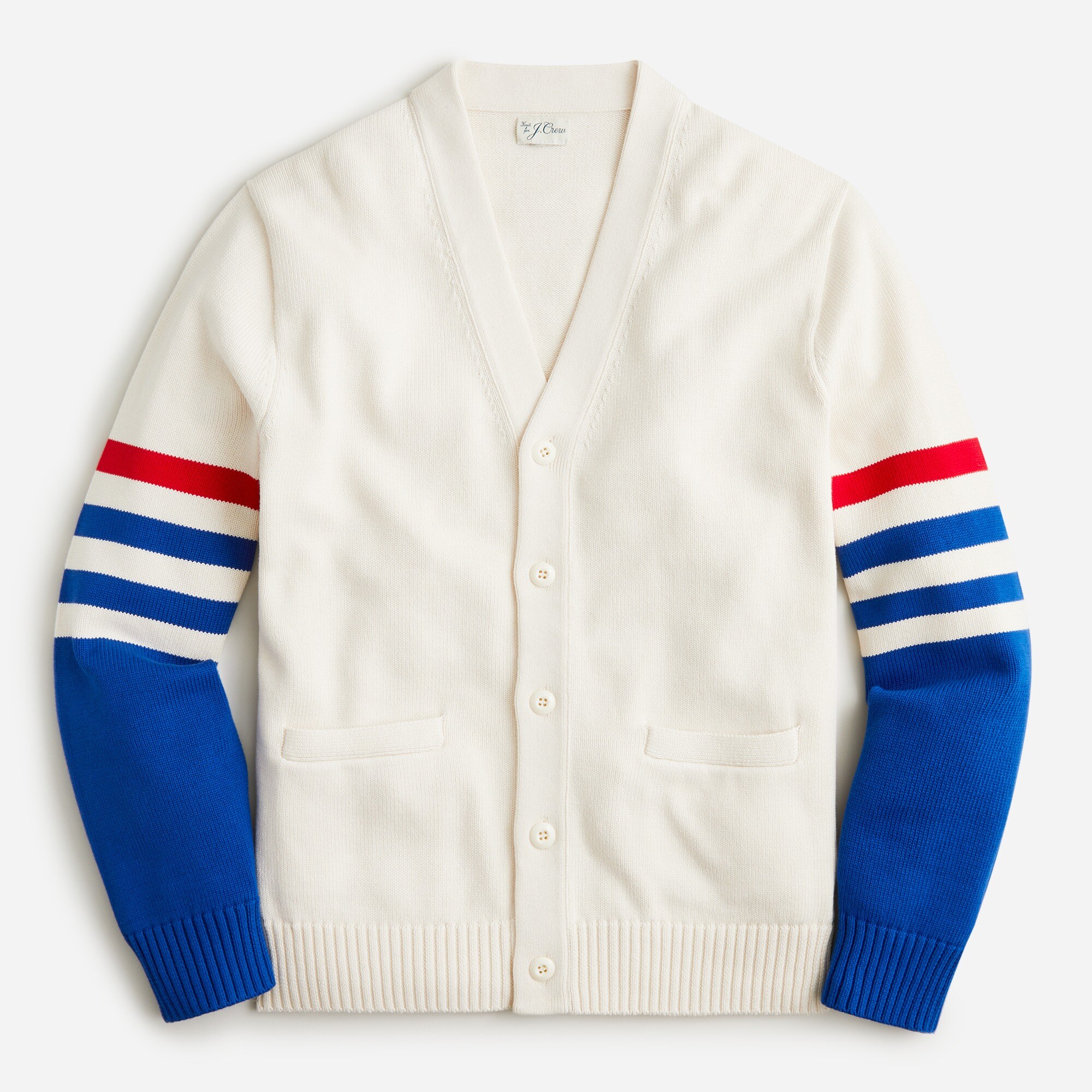 Heritage Cotton V-neck Cardigan Sweater For Men | J.Crew