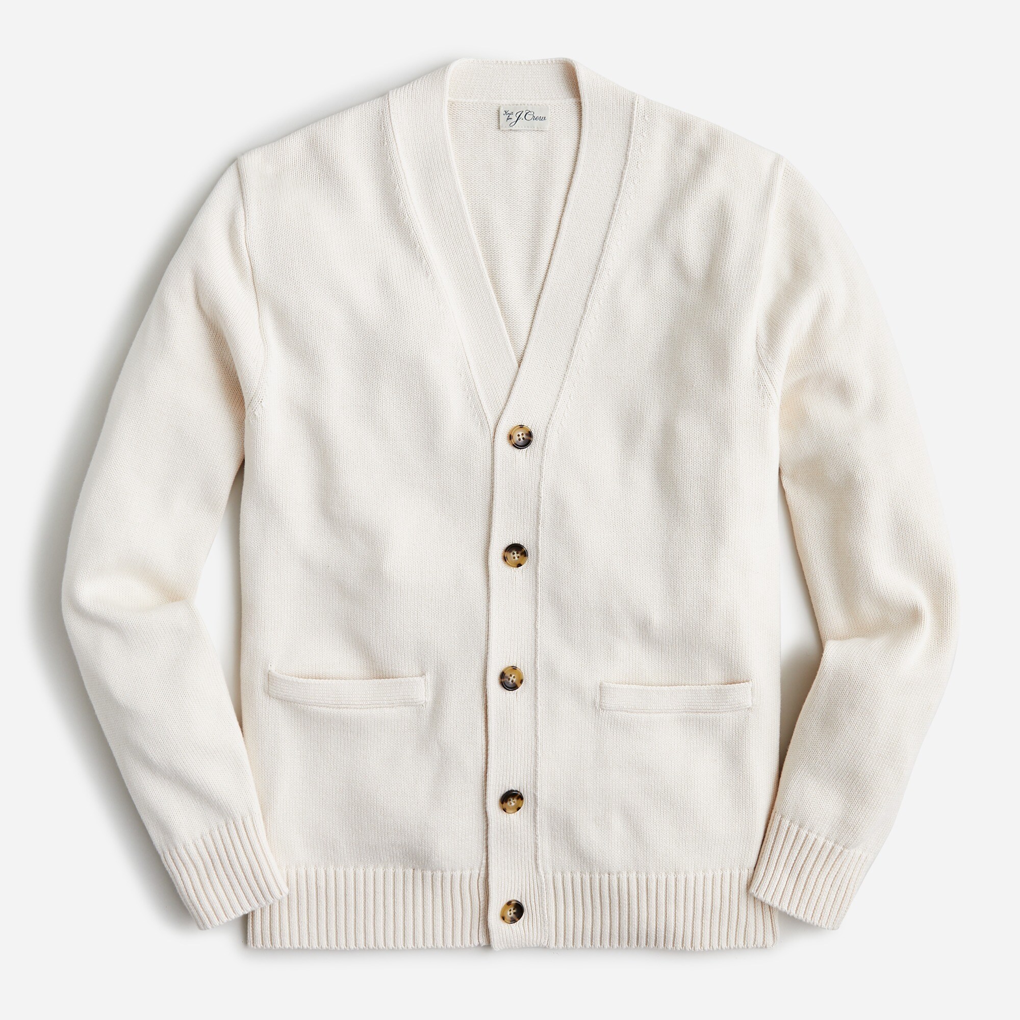 Heritage cotton V-neck cardigan sweater
