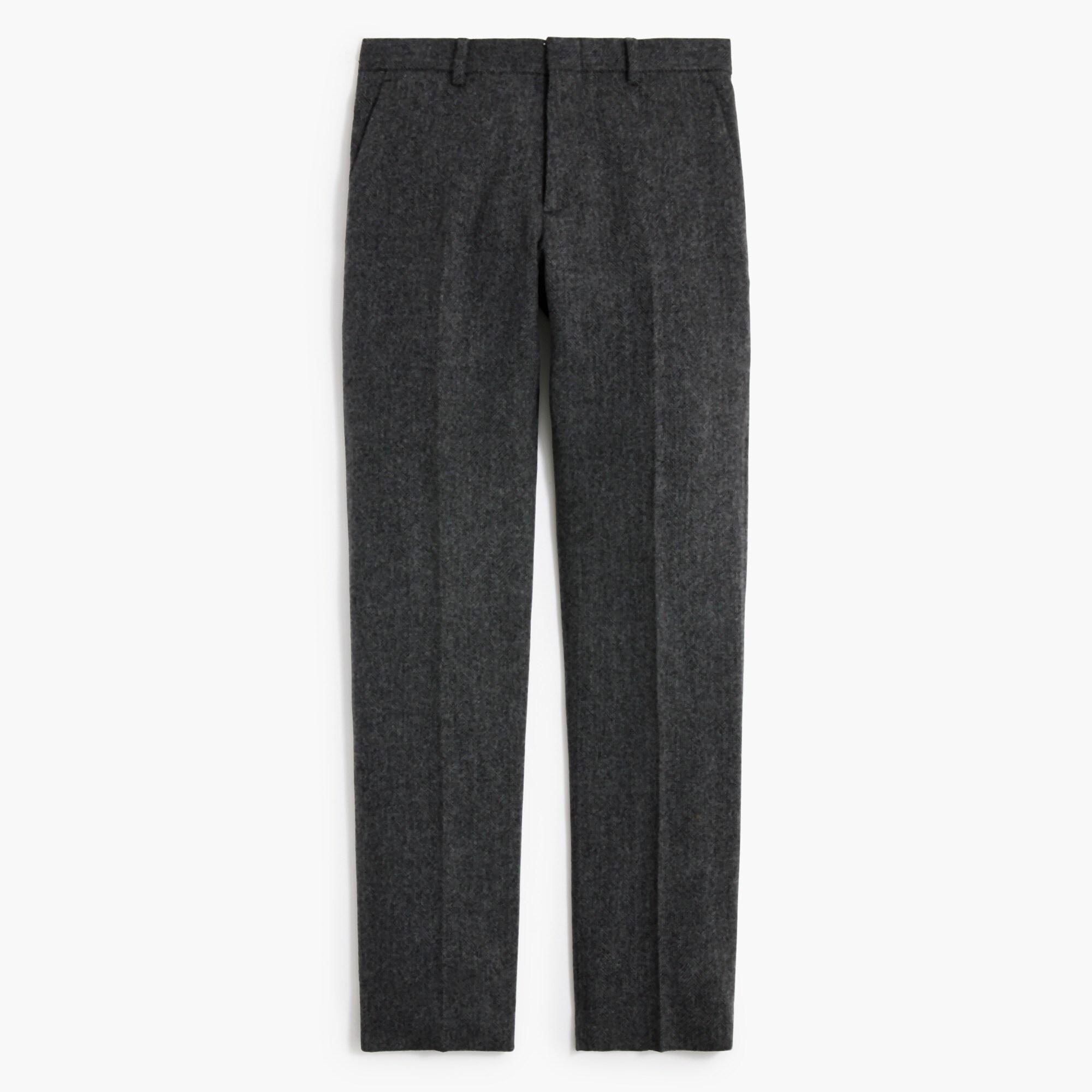 Slim-fit herringbone suit pant