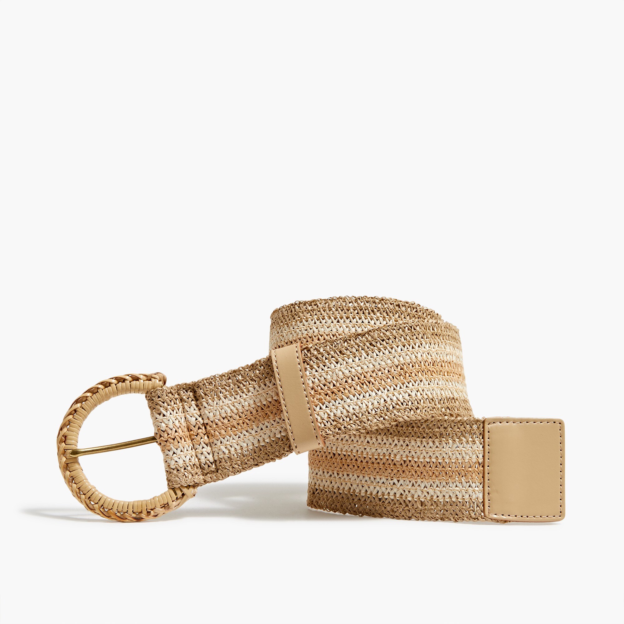 Wide straw belt