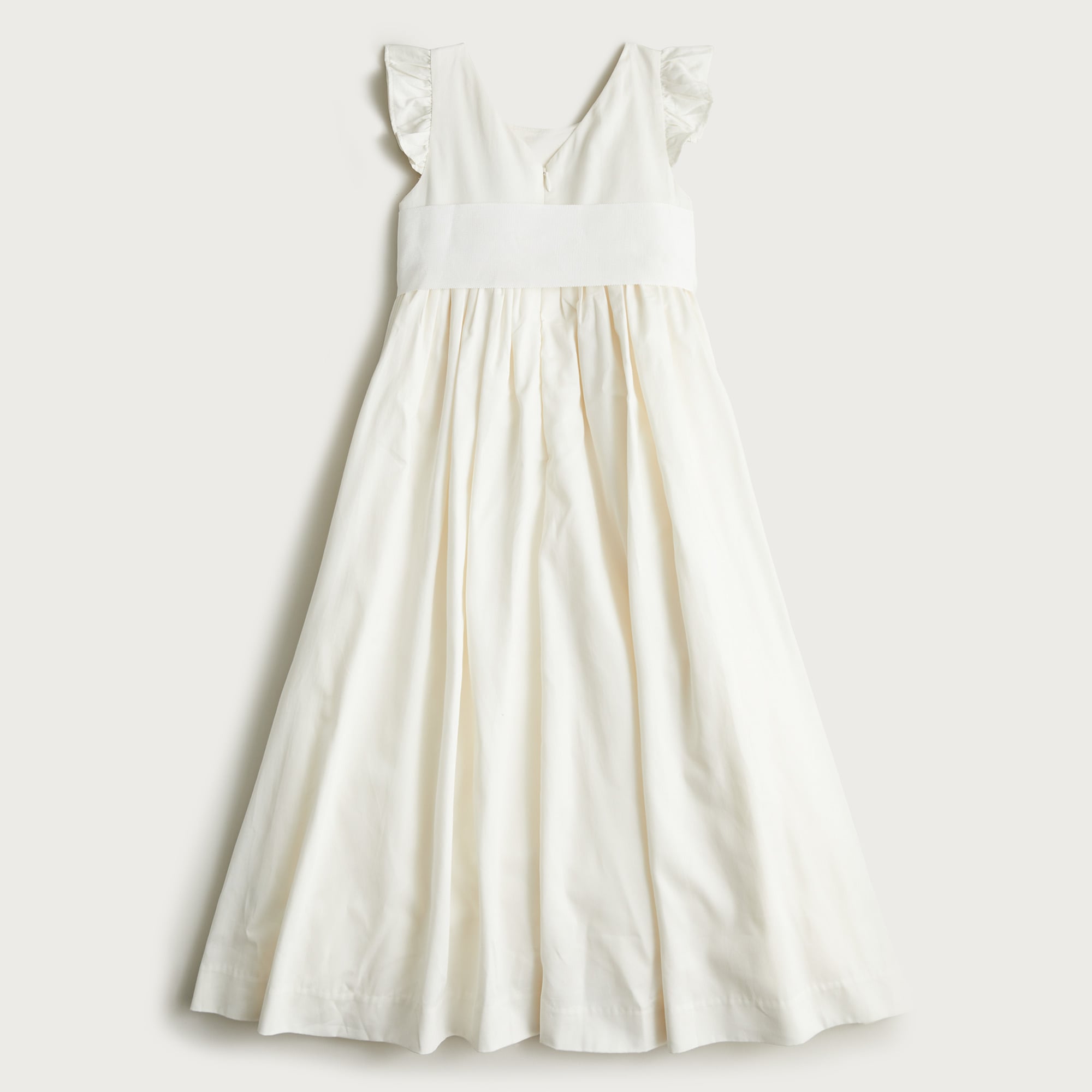 mother of the bride ivory dresses A-Line/Princess V-Neck Sleeveless Floor-Length Mother of the Bride Dresses With Ruffles & Wrap Ivory main image 0
