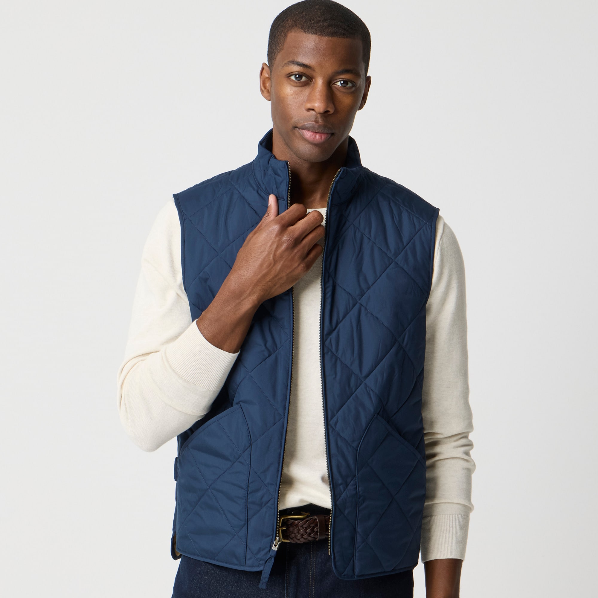 mens Quilted Walker vest