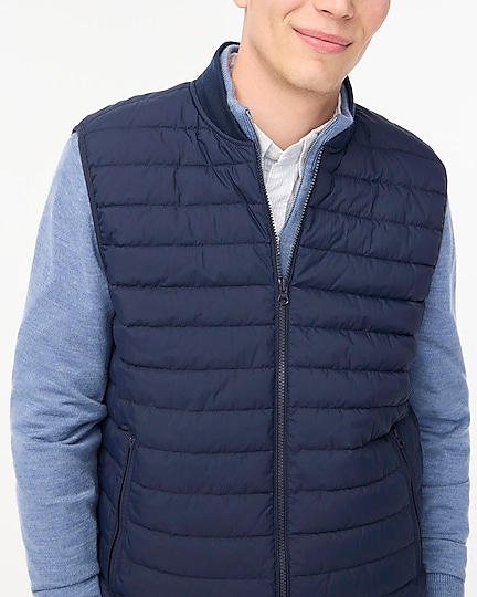 factory: quilted puffer vest for men