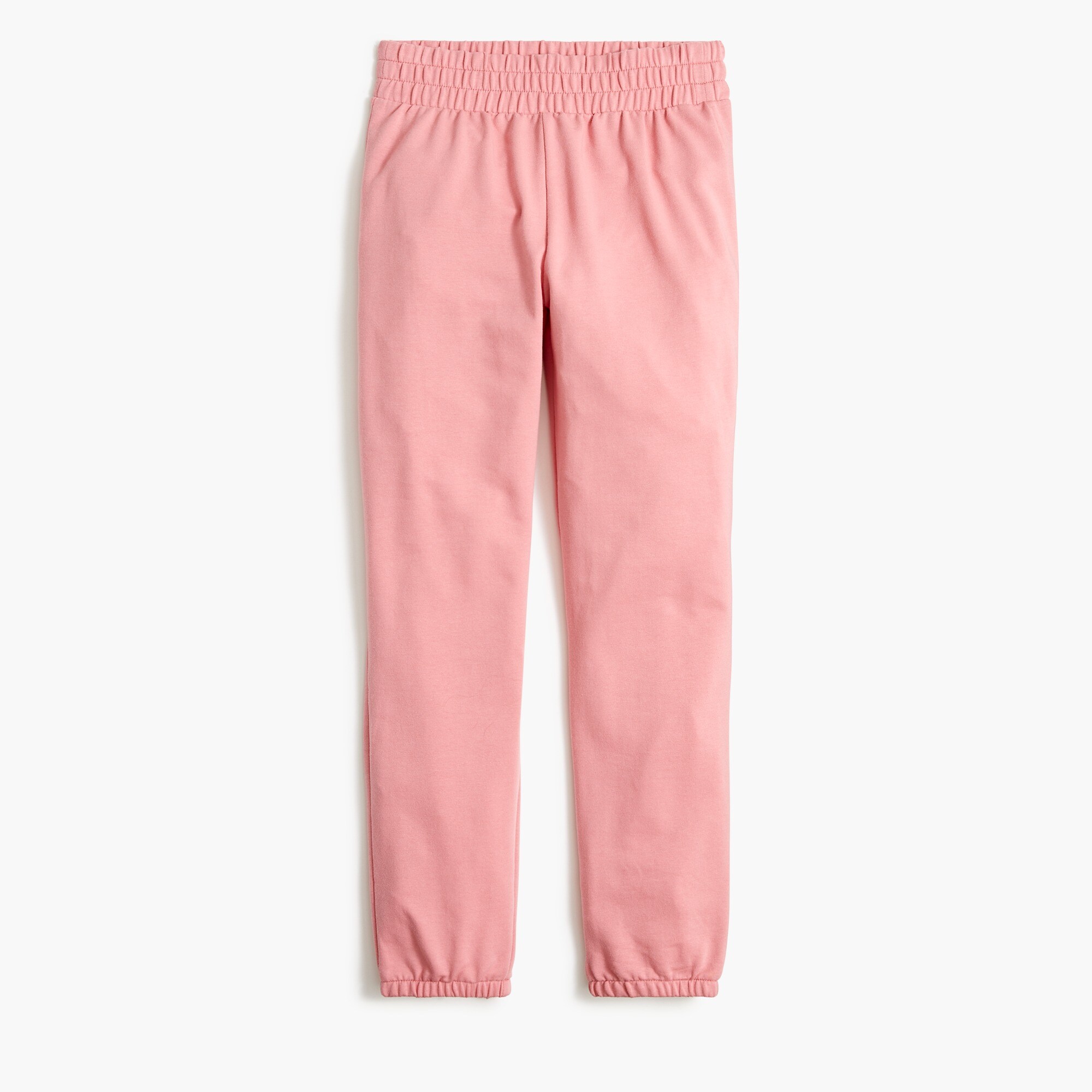 Lightweight cotton-blend terry jogger pant