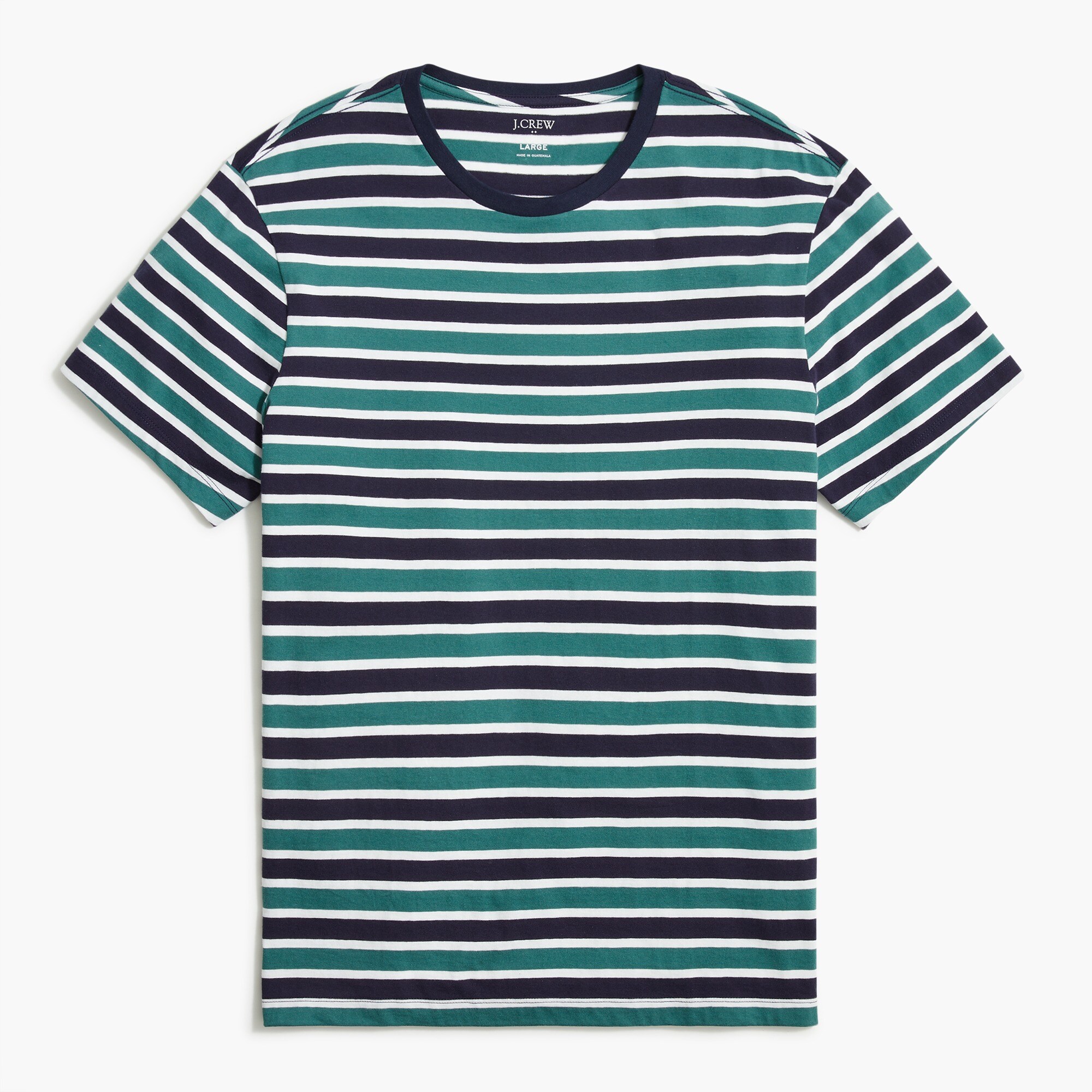 striped pocket tee for men