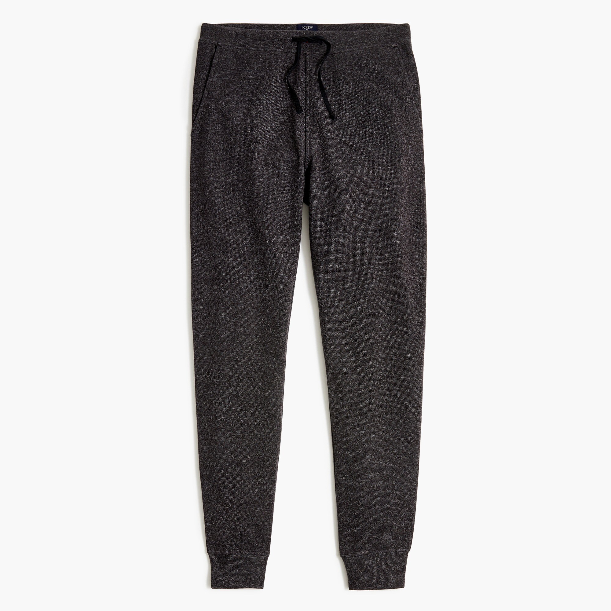 slim-fit textured sweatpant for men