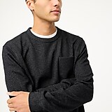 Textured crewneck sweatshirt