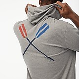 Long-sleeve oars jersey hoodie