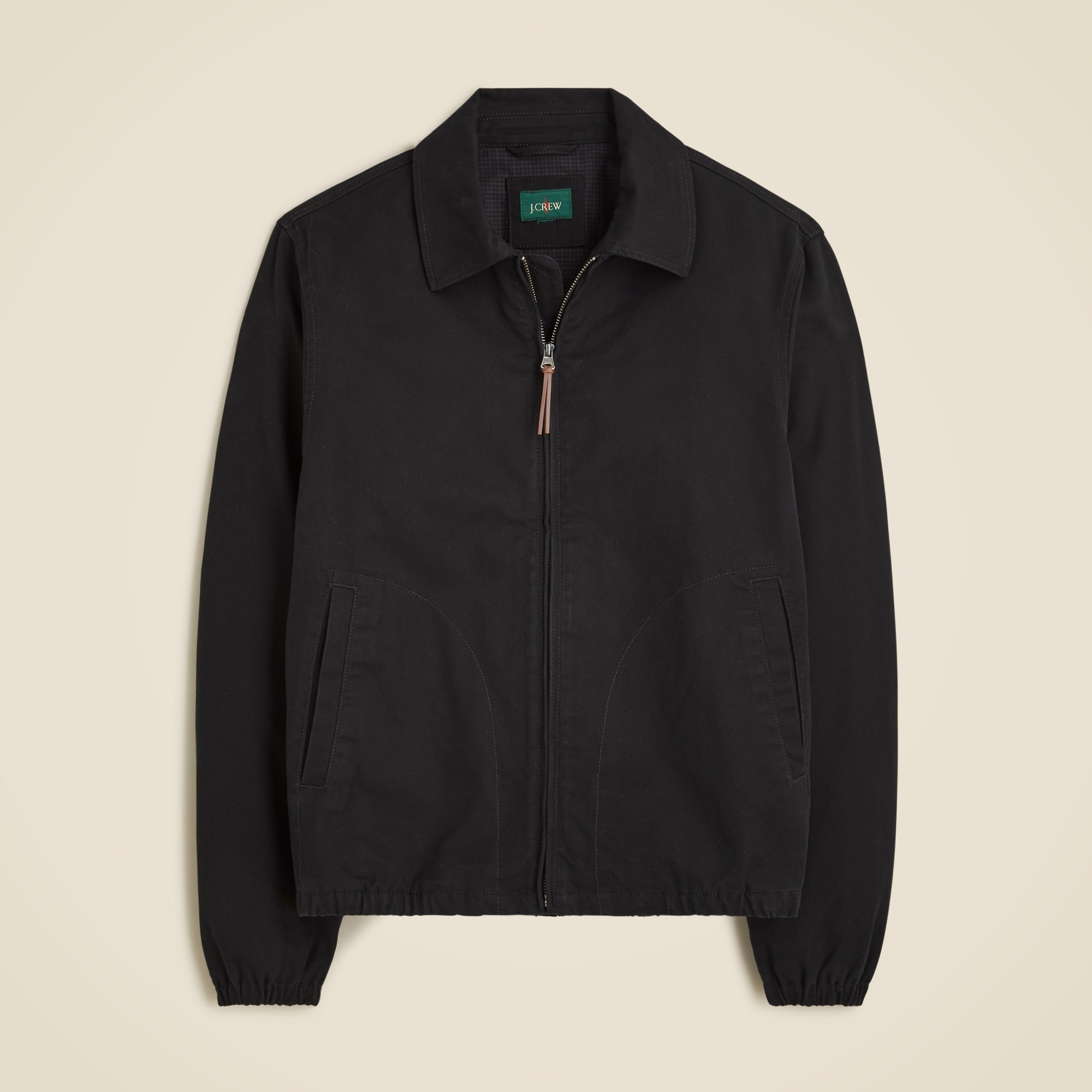  Harrington jacket in cotton twill