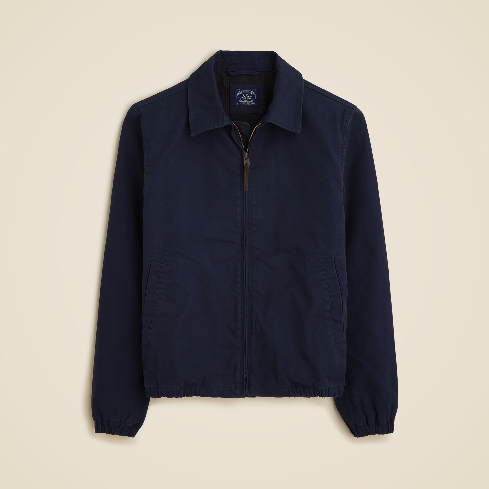 J.Crew: Harrington Jacket In Cotton Twill For Men