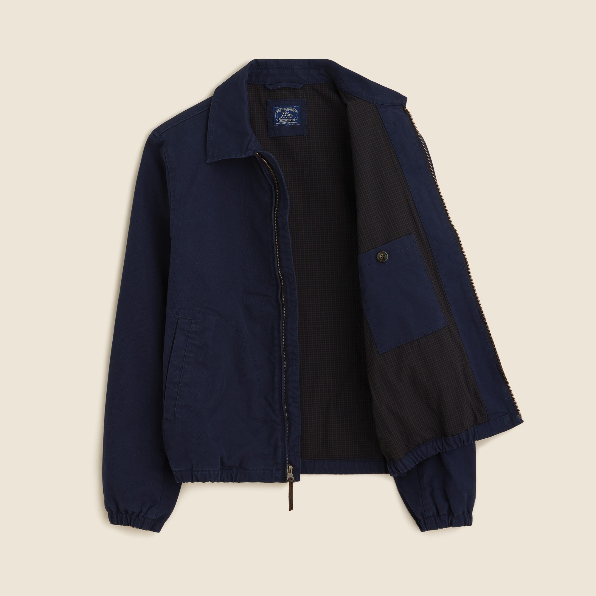 Harrington cotton twill Jacket