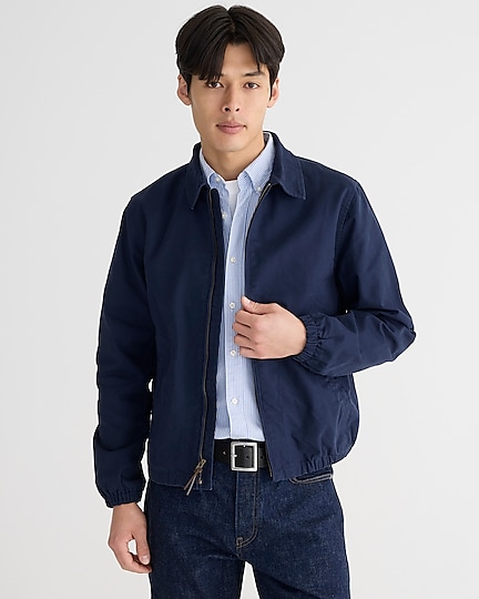 j.crew: harrington jacket in cotton twill for men